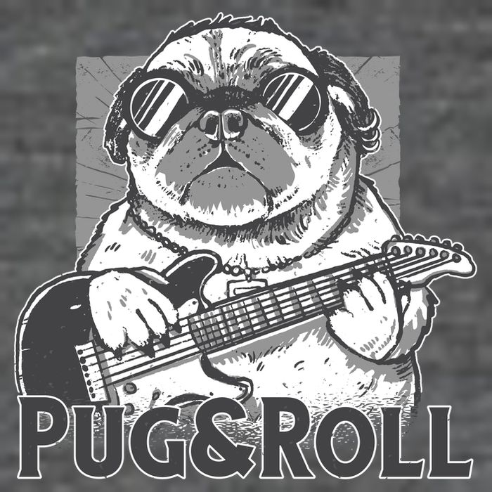 Pug And Roll Flatbill Hat