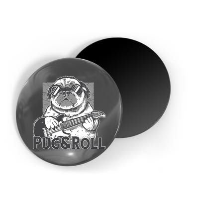 Pug And Roll Magnet