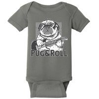 Pug And Roll Baby Bodysuit