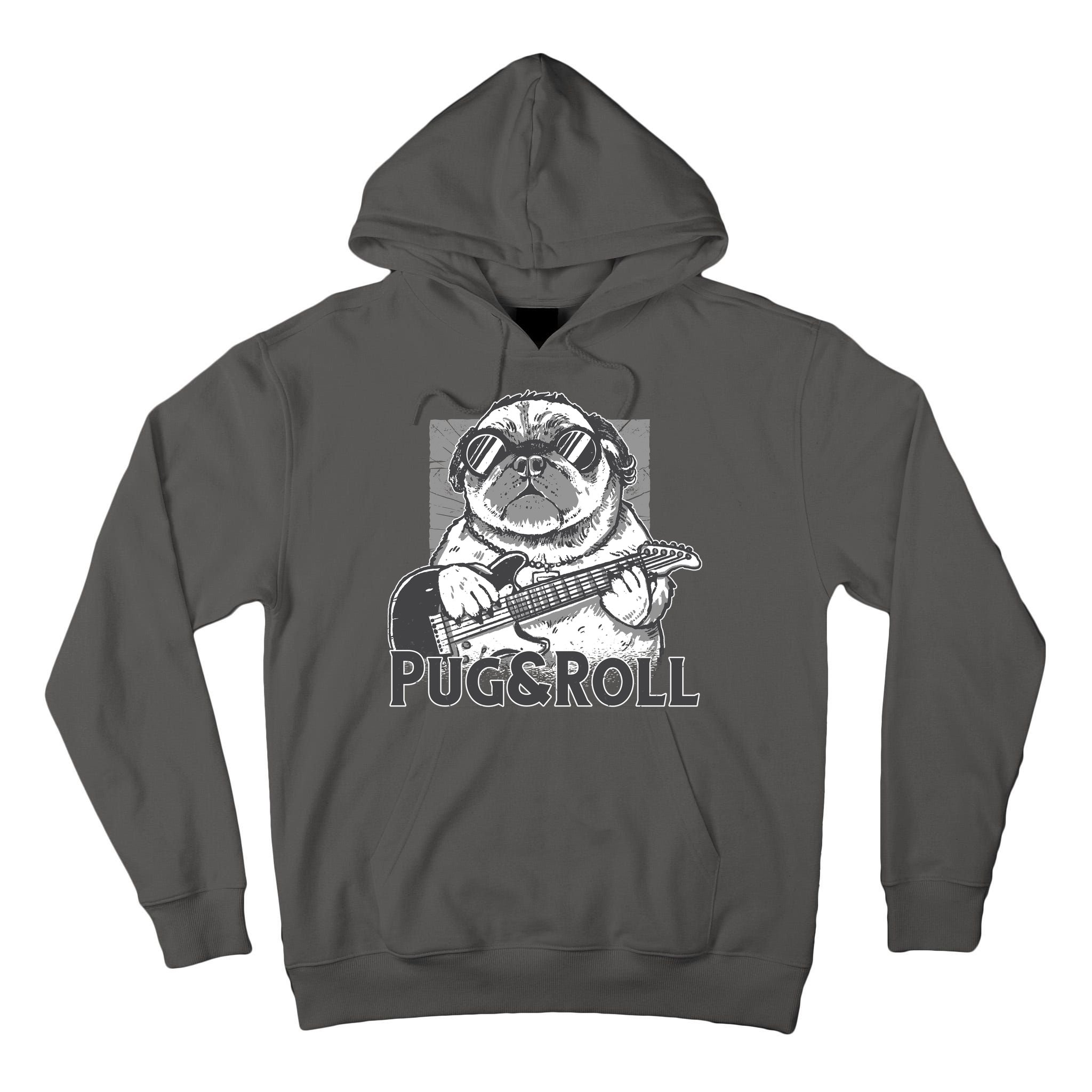 Pug And Roll Tall Hoodie