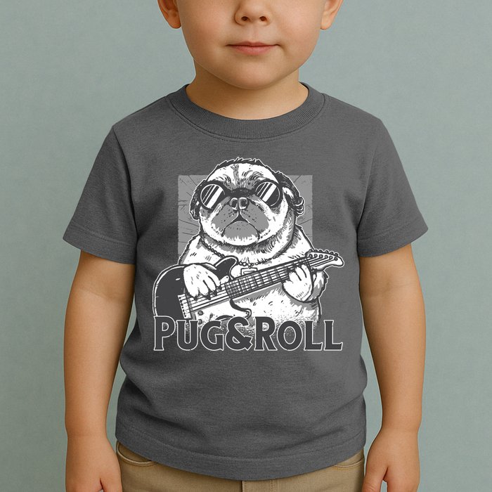 Pug And Roll Toddler T-Shirt