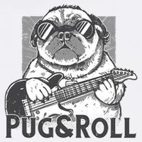 Pug And Roll Garment-Dyed Sweatshirt