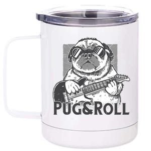 Pug And Roll 12 oz Stainless Steel Tumbler Cup