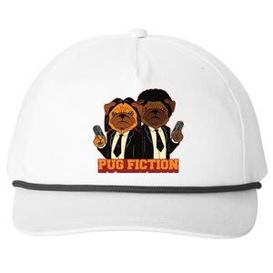 Pug Fiction Snapback Five-Panel Rope Hat