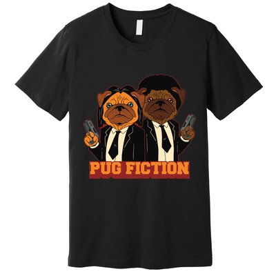 Pug Fiction Premium T-Shirt