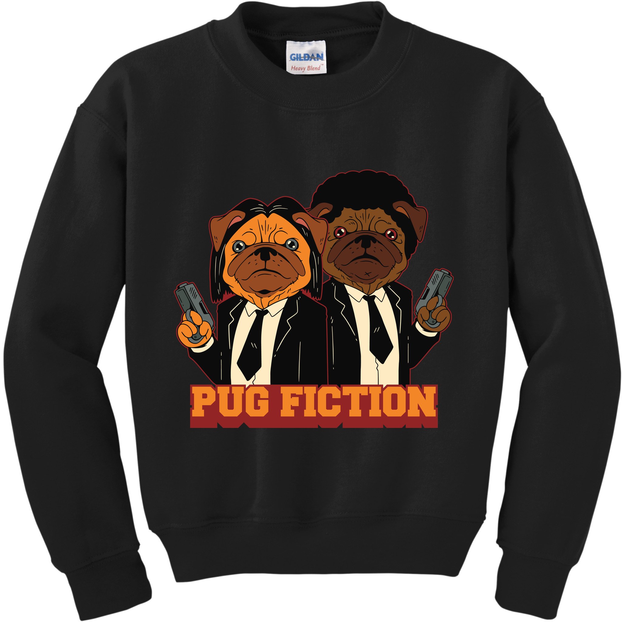 Pug Fiction Kids Sweatshirt