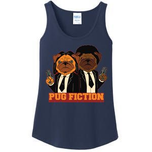 Pug Fiction Ladies Essential Tank