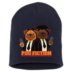 Pug Fiction Short Acrylic Beanie