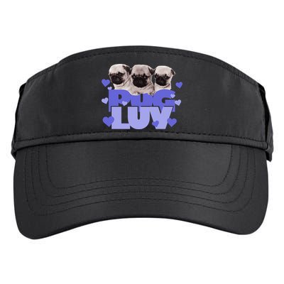 Pug Luv Adult Drive Performance Visor