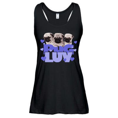 Pug Luv Ladies Essential Flowy Tank