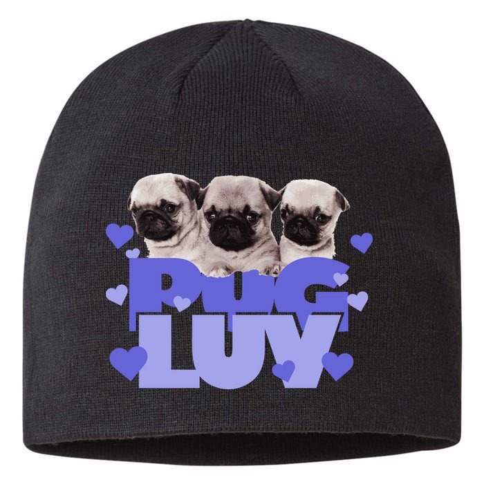 Pug Luv Sustainable Beanie