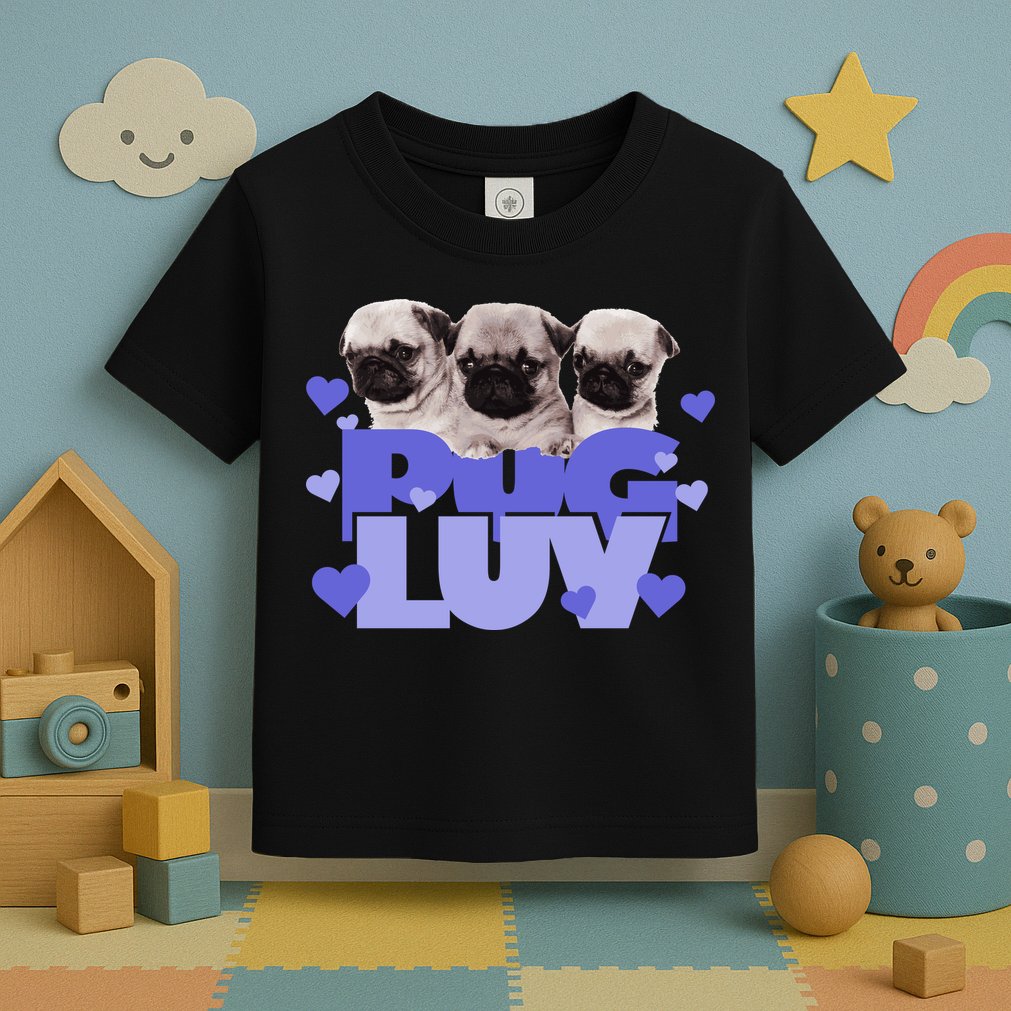 Pug Luv Toddler T-Shirt