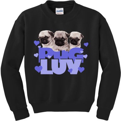 Pug Luv Kids Sweatshirt