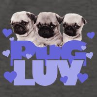 Pug Luv Vector Backpack