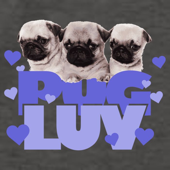 Pug Luv Vector Backpack
