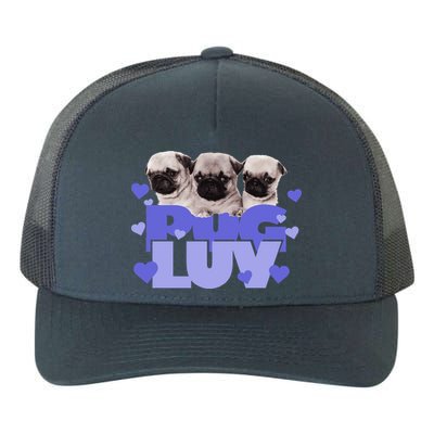 Pug Luv Yupoong Adult 5-Panel Trucker Hat