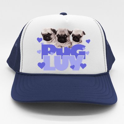 Pug Luv Trucker Hat