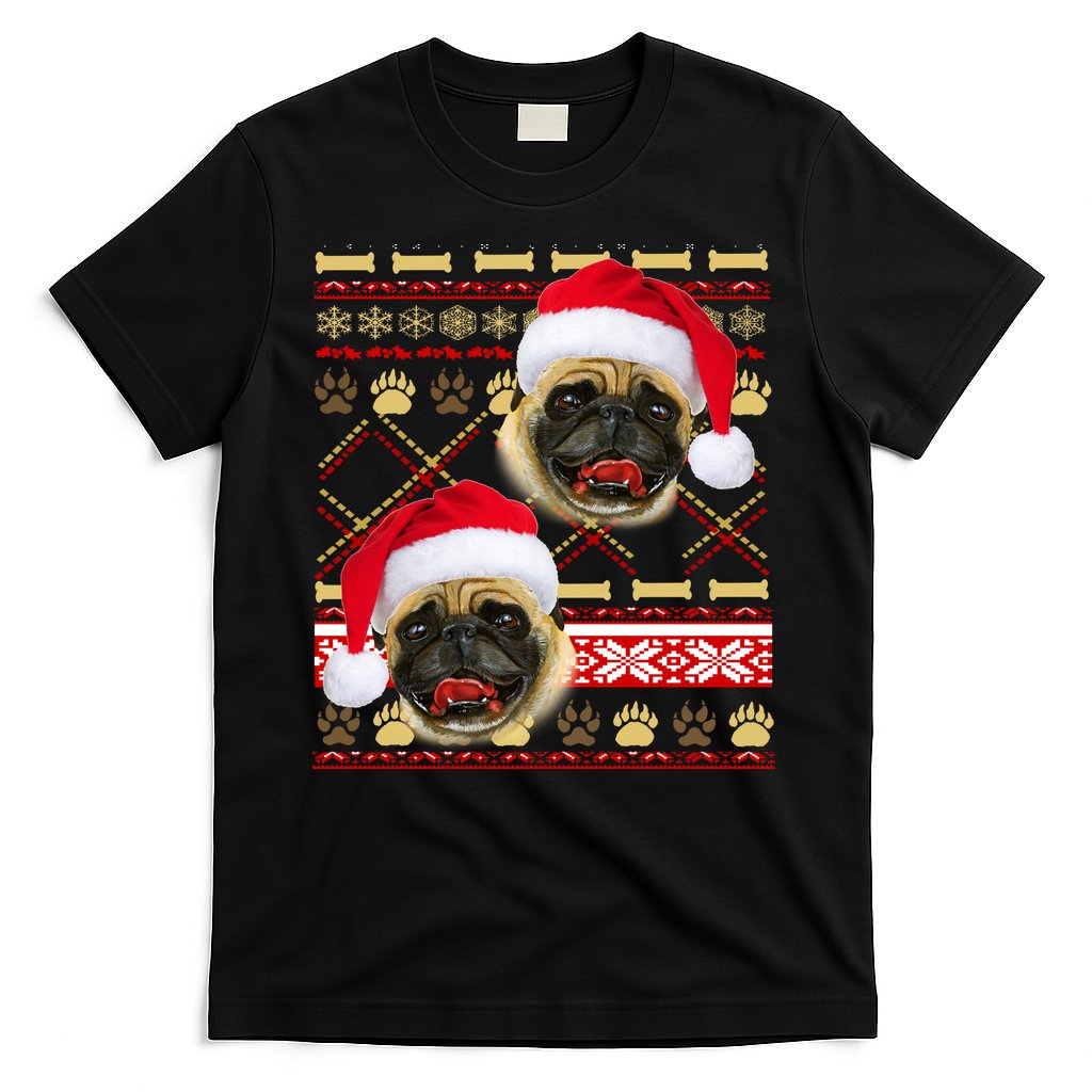 Pug Ugly Christmas Sweater T-Shirt