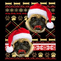 Pug Ugly Christmas Sweater Sustainable Bucket Hat