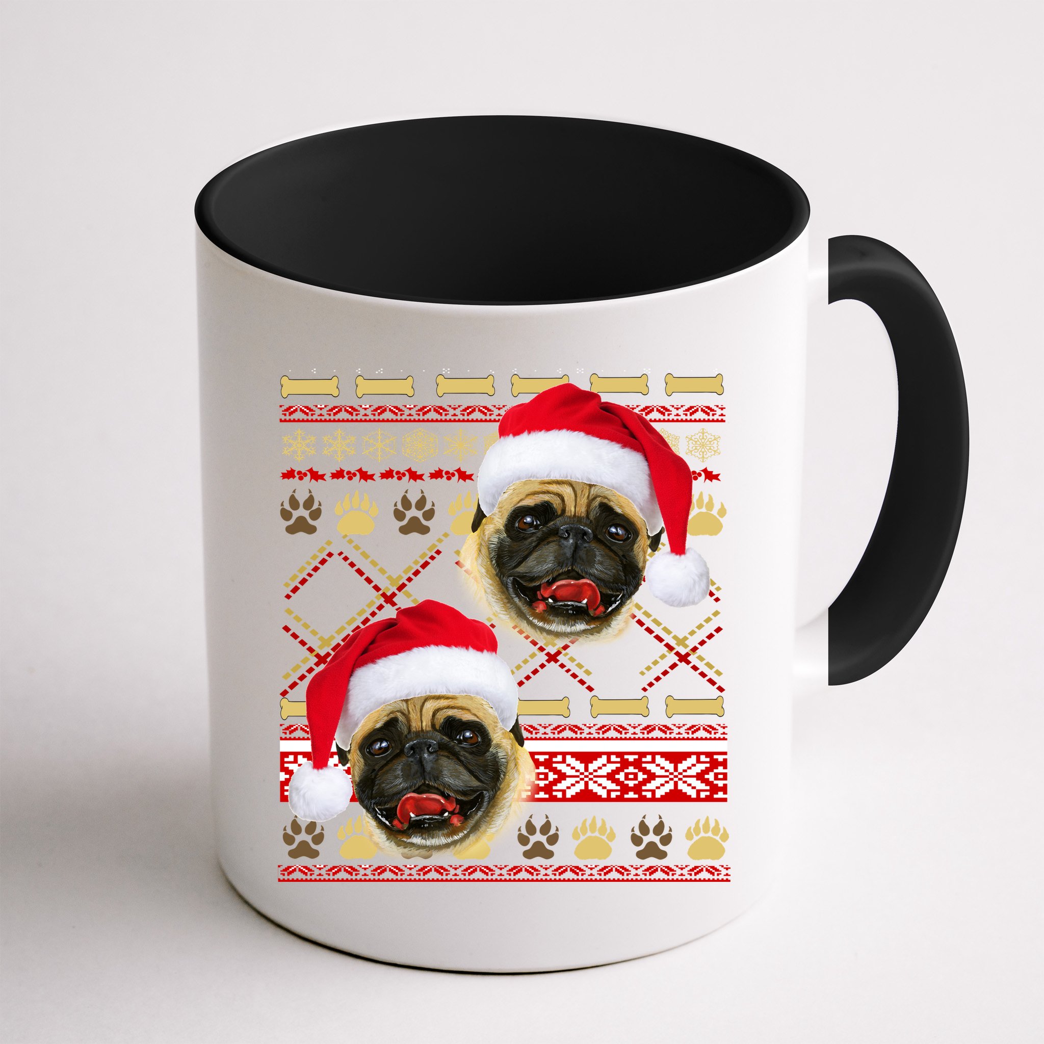 Pug Ugly Christmas Sweater Mug