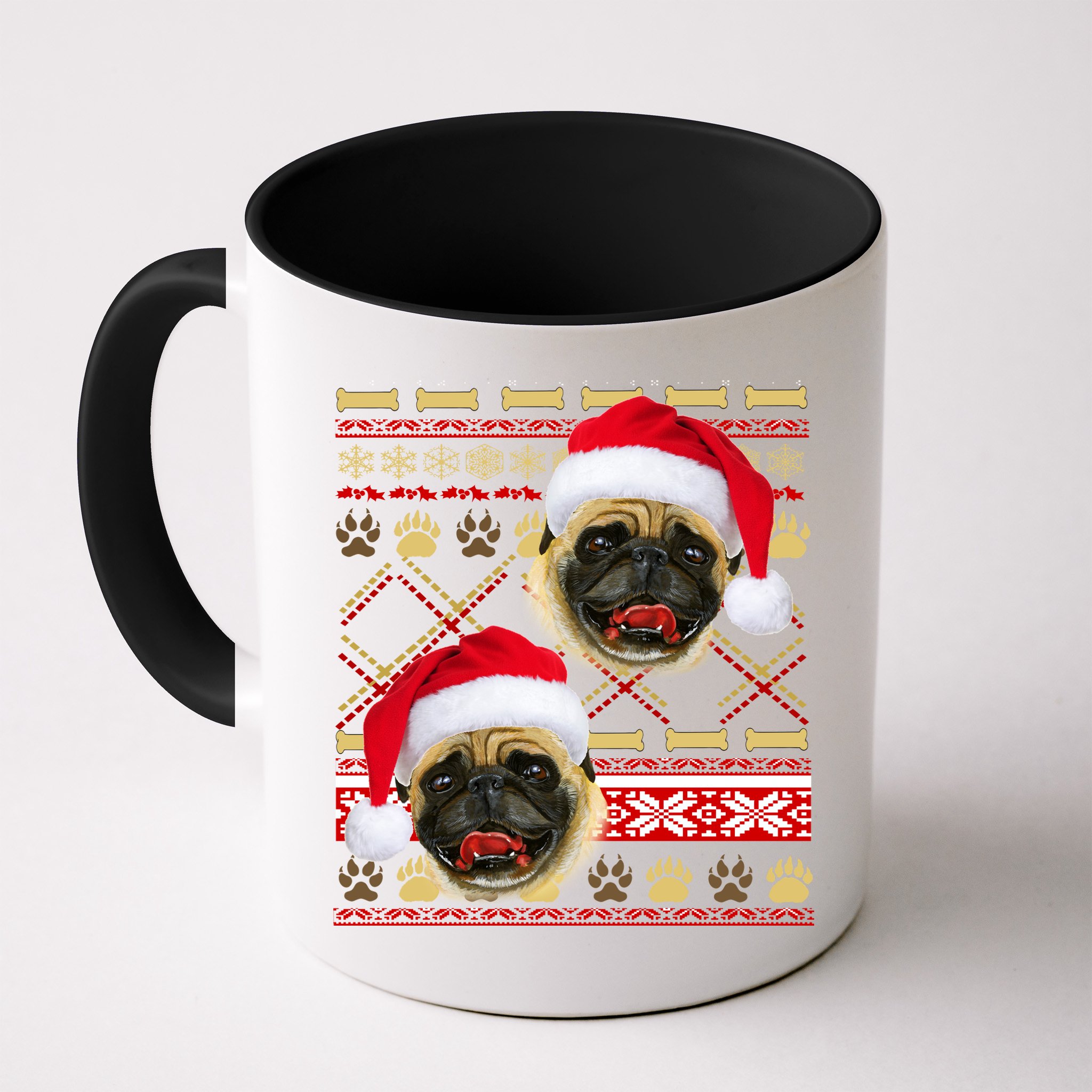 Pug Ugly Christmas Sweater Mug