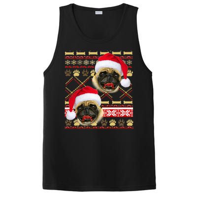 Pug Ugly Christmas Sweater PosiCharge Competitor Tank