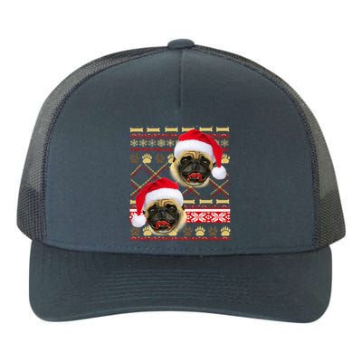 Pug Ugly Christmas Sweater Yupoong Adult 5-Panel Trucker Hat