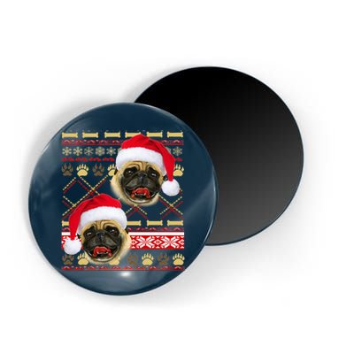 Pug Ugly Christmas Sweater Magnet