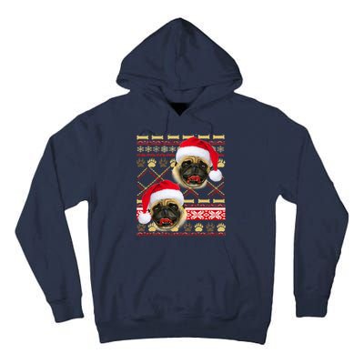 Pug Ugly Christmas Sweater Tall Hoodie