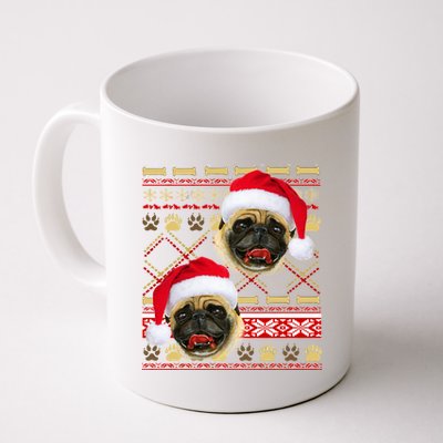 Pug Ugly Christmas Sweater Coffee Mug