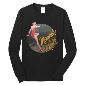 Pin Up Girl WWII B17 Flying Fortress Memphis Belle Long Sleeve Shirt