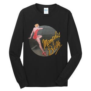 Pin Up Girl WWII B17 Flying Fortress Memphis Belle Tall Long Sleeve T-Shirt