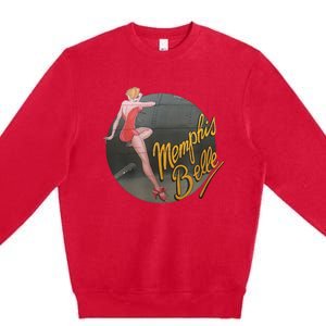 Pin Up Girl WWII B17 Flying Fortress Memphis Belle Premium Crewneck Sweatshirt