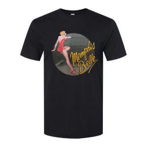 Pin Up Girl WWII B17 Flying Fortress Memphis Belle Softstyle CVC T-Shirt