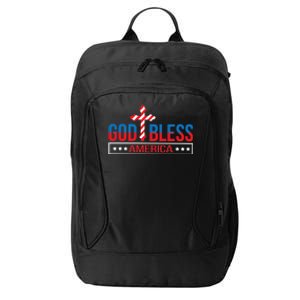 Patriotic Usa Gift God Bless America Gift City Backpack