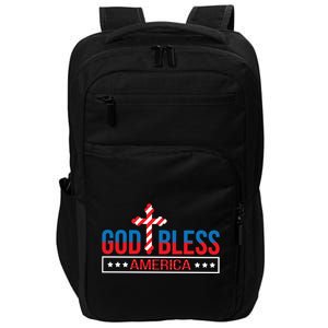 Patriotic Usa Gift God Bless America Gift Impact Tech Backpack