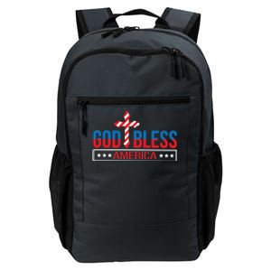 Patriotic Usa Gift God Bless America Gift Daily Commute Backpack