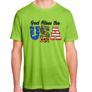 Patriotic Usa Gift Great Gift God Bless America Great Gift Adult ChromaSoft Performance T-Shirt