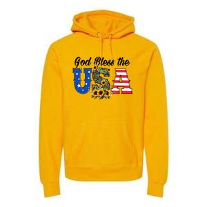 Patriotic Usa Gift Great Gift God Bless America Great Gift Premium Hoodie