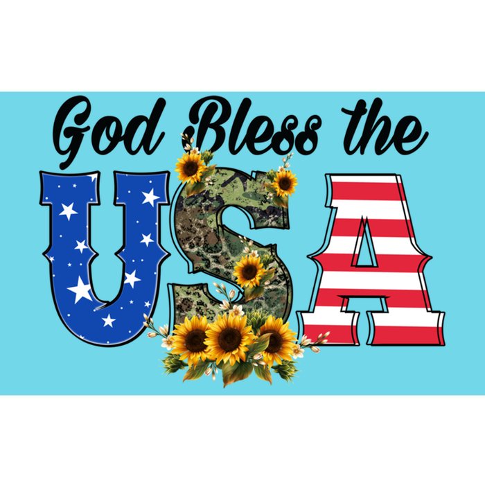 Patriotic Usa Gift Great Gift God Bless America Great Gift Bumper Sticker