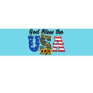 Patriotic Usa Gift Great Gift God Bless America Great Gift Bumper Sticker