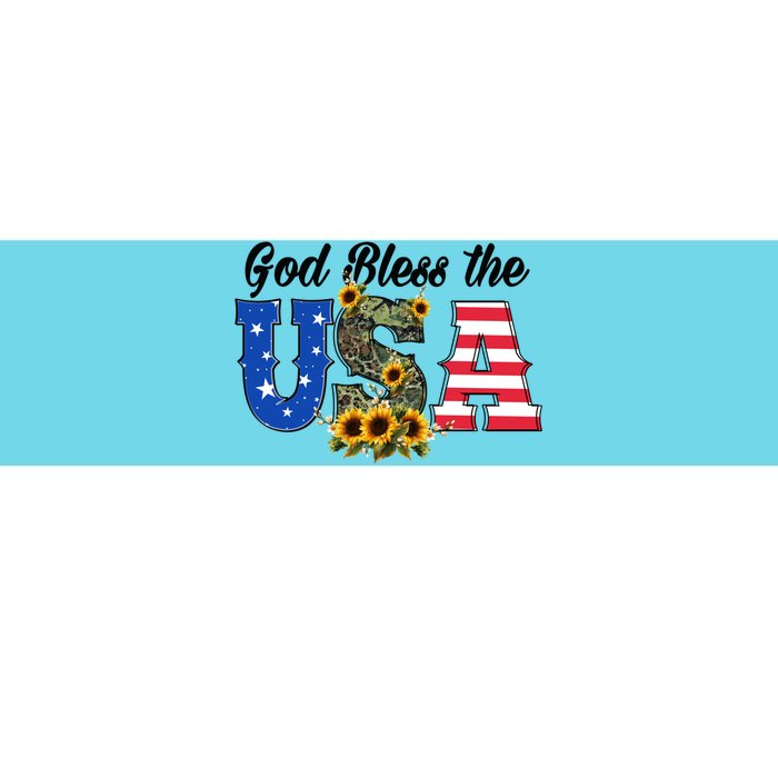 Patriotic Usa Gift Great Gift God Bless America Great Gift Bumper Sticker