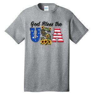 Patriotic Usa Gift Great Gift God Bless America Great Gift Tall T-Shirt