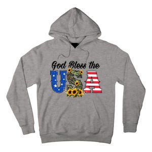 Patriotic Usa Gift Great Gift God Bless America Great Gift Tall Hoodie