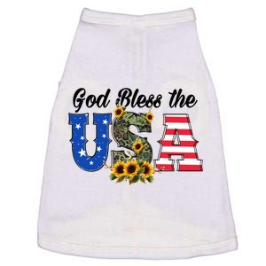 Patriotic Usa Gift Great Gift God Bless America Great Gift Doggie Tank