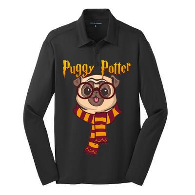 Puggy Potter Silk Touch Performance Long Sleeve Polo