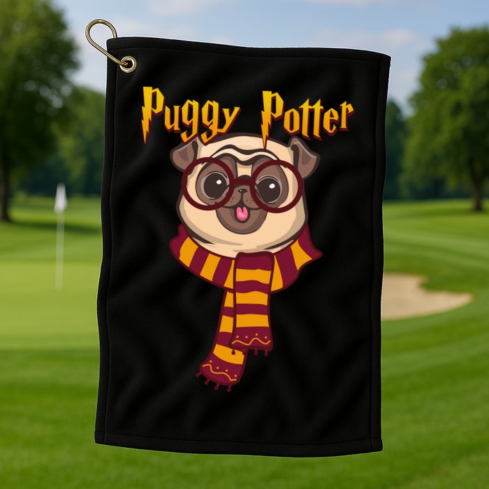 Puggy Potter Golf Towel