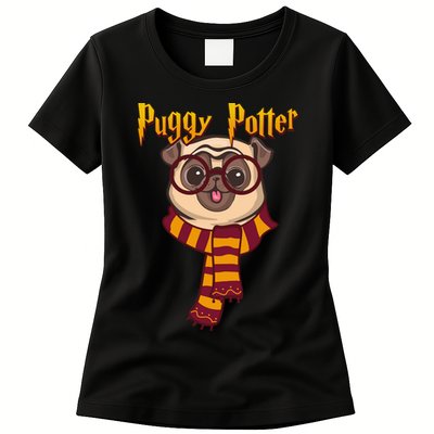 Puggy Potter Womens T-Shirt