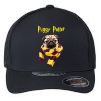 Puggy Potter Funny Parody Movie Flexfit Unipanel Trucker Cap