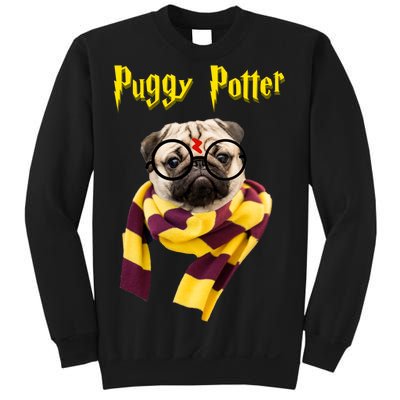 Puggy Potter Funny Parody Movie Sweatshirt